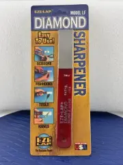 Eze-Lap Pocket Diamond Sharpener EZL26F Fine Grit 3" x 1" Fine Grit Red 600Grit
