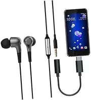 Gadpiparty 2pcs USB C to Audio Adapter C Male to Female Reversible Design and Laptops