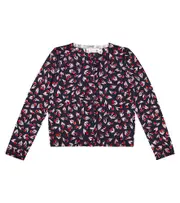 [Bonpoint] Bonpoint Tyra intarsia wool cardigan Y 14 blue