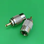 (5 PCS) UHF Male Twist-On Connector RG8U/RG8/RG213/RG214/LMR400 - USA Seller