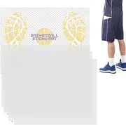 Sticky Pad for Basketball Shoes, Non-Slip Basketball Sticky Pad, 17x13inch Sports Courtside Board Adhesive Accessories with Replacement Sheets for Gym Floor, Volleyball