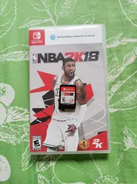 在飛比找Yahoo!奇摩拍賣優惠-nba2k18 switch 中文版海外版卡帶 拍下12