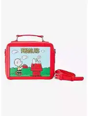 Loungefly Peanuts Charlie Brown Lunchbox Crossbody Bag