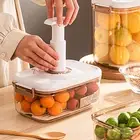 Bpa Bps Free Food Crisper Nesting Stacking Storage Containers Electric Pump