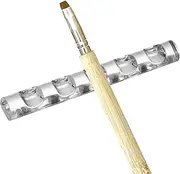 Nail Carving Pens Holder - Simple Organizer for Holding Manicure Nail Carving | Brush Holder | 5-Grids Naiil-Art Painting Brush Stand | Transparent Brush Stand Organizer for Manicure Pencils
