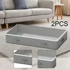 Under Bed Storage Container 55L Underbed Storage Bag for Linen Sheets Quilts