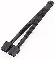 xioaue Video Card 12VHPWR PCIe 5.0 12 Pin to Dual GPU PCIE 8-Pin Cable for RTX30 Series 3070 3080 RTX3090 Public Video Card