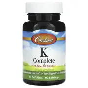 2 X Carlson, K Complete, 90 Soft Gels