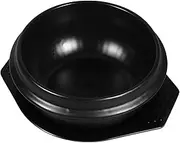 Hoement Ceramic Bibimbap Pot Korean Stone Bowl Soup Cooking Pot 1500ml Family Size