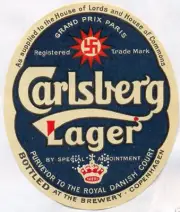 CARLSBERG LAGER BEER LABEL T SHIRT COPPENHAGEN DENMARK SIZES SMALL - XXXLARGE (