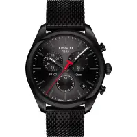 在飛比找Yahoo奇摩購物中心優惠-TISSOT 天梭 官方授權 PR100 經典米蘭帶計時手錶