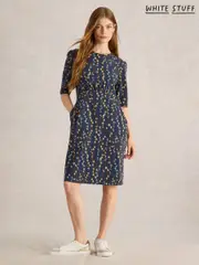 White Stuff Blue Olivia Jersey Dress (AN5673) | $68