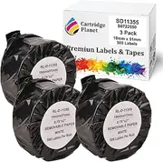 Cartridge Planet 3 Pack Compatible Multi Purpose Label Roll for Dymo SD11355 S0722550 19mm x 51mm 500 Labels for Dymo LabelWriter 450 450 Turbo 450 Twin Turbo 450 Duo 4XL SE450 310 320 330 400 SE30…