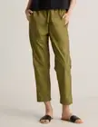 NWT Quince Women’s 100% Organic Cotton Poplin Pant Bay Leaf Ankle XL Summer