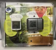 LaCrosse Outdoor Thermometer & Indoor Atomic Projection Alarm NEW Sealed #104711