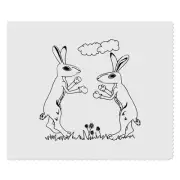 2 x 'March Hares' Microfibre Lens / Glasses Cleaning Cloths (LC00025415)