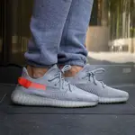 ADIDAS YEEZY BOOST 350 V2 TAIL LIGHT 灰橘 歐洲限定 FX9017