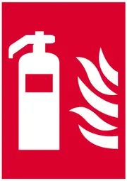 [Namly Design] Sticker - Fire Extinguisher Warning