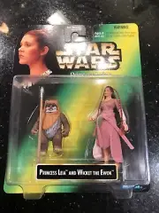 Star Wars Power Of The Force Princess Leia And Wicket The Ewok