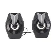 USB Wired Computer Speakers, HiFi Sound Subwoofer Portable Desktop Speakers w...