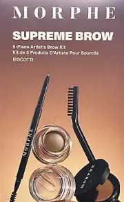 MORPHE Supreme 5 pc. Artist Brow Kit in Biscotti~Pencil/Powder/Wax/Cream/Brush
