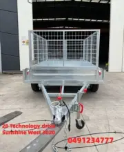 SALE 8x5 MD galvanized tandem box trailer