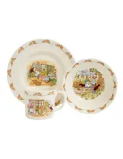 [Royal Doulton] Childrens Bowl, Plate & Mug in Multi