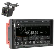 Car Radio 2DIN For Carplay Android Auto MP5 Player FM AUX BT Head Unit W/Camera