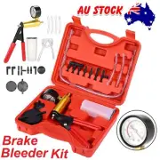 Brake Bleeding Kit Vacuum Motorbike Car Pump Hand-Held Bleeder Brake Tester Set