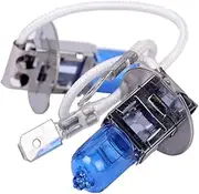 H3 24V 70W 10Pcs HeadLight Dark Blue Glass Replacement Car H3 Halogen Light Bulb Super White Car Lamp