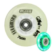 illumin8 LED Light Up Inline Wheels - Glow in the Dark