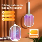 Electric Mosquito Racket Portable Foldable Mosquito Killer Lamp USB Rechargeable