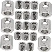 Cable Clamp Set 20pcs Wire Rope Clip Clamps Wire Rope Self-Locking Buckle Heavy Duty for Home Industrial Use