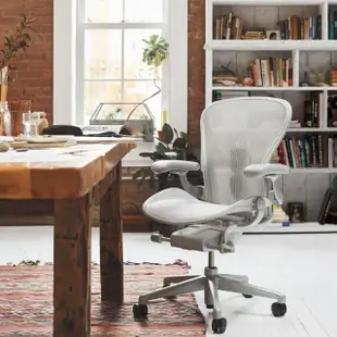 【Herman Miller】Aeron2.0 全功能 礦石白 A SIZE 尼龍腳 DW扶手(功能最頂配☆ 經典再進化 二代人體工學椅)