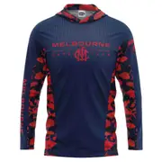 Melbourne Demons Adults Hooded Fishing Shirt