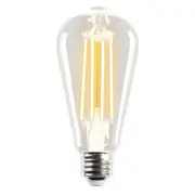8w LED E27 ST64 Globe Warm White 2700k 9E27LEDST64DC Dimmable