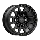 17X8.5 KMC KM718 SUMMIT 6X5.5 18MM SATIN BLACK