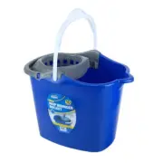 1PCE Mop Bucket With Wringer Strong 10L Durable Easy Pour Spout Xtra Kleen