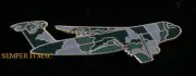C-5 GALAXY MAC TRANSPORT LAPEL HAT PIN UP US AIR FORCE ANG MILITARY AIRLIFT CMD