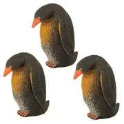 3x Fumfings Animal Stretchy Beanie Penguin 11cm Soft Sealife 3y+ Toy Child/Kids