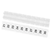 20 Pcs Terminal Marker Strip,ZB6 Terminal Blocks Marking Labels (21-30)