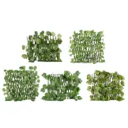 Expandable Wooden Garden Trellis Screen Fence Panel with Artificial for Garden