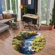 3D Yellow Forest ZHUA3797 Game Non Slip Rug Mat Photo Carpet Zoe