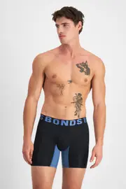 [Bonds] Bonds Men's Chafe Off Trunk in Heaven Sent Size: XL, Moisture-Wicking XL Heaven Sent