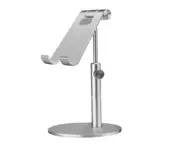 Adjustable Aluminum Tablet Stand Holder - Silver