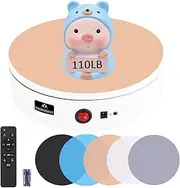 BAOSHISHAN Electric Rotating Display Stand Rotating Turntable Display 50KG Turntable Photography Motorized Turntable 22CM 220V