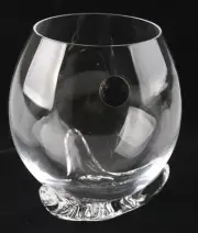 Lot of 2 Alessi Bettina Crystalline White Wine or Water Glasses w PMMA Support