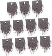 48pcs Pre-Cut Dwarf Beards Gnome Craft Beards for Christmas Tree Decor