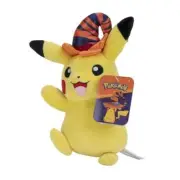 Wicked Cool Toys POKEMON - PIKACHU w/Halloween hat 8" plush