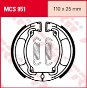 TRW Lucas Brake shoes MCS951